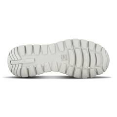 PRADA TRIANGLE LOGO RE-NYLON TRAINERS GREY/WHITE