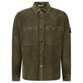 STONE ISLAND CORDUROY OVERSHIRT – GREEN
