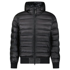 CP COMPANY D.D. SHELL HOODED DOWN JACKET BLACK