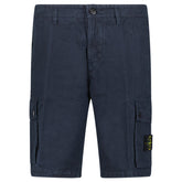 STONE ISLAND BERMUDA CARGO SHORTS NAVY