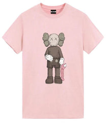 KAWS x Uniqlo Companion Tee Pink (WORN)