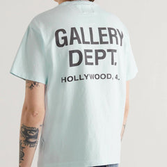 GALLERY DEPT LOGO T SHIRT LIGHT BLUE