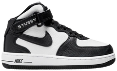 Nike Air Force 1 Mid Stussy Light Bone Black (PS)