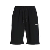 OFF-WHITE LOGO SHORTS BLACK