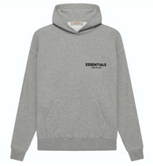 FEAR OF GOD ESSENTIALS PULL-OVER HOODIE DARK OATMEAL HOODIE