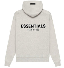 FEAR OF GOD ESSENTIALS PULL-OVER LIGHT OATMEAL HOODIE