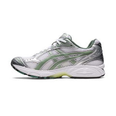 ASICS GEL KAYANO 14 WHITE PURE SILVER SLATE GREY SAGE TRAINERS
