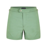 TOM FORD POPLIN SWIM SHORTS GREEN