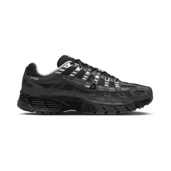 NIKE P-6000 BLACK SUEDE METALLIC SILVER TRAINERS