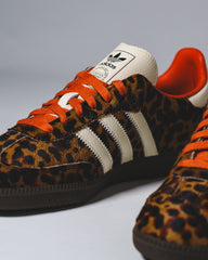 Adidas Women Samba OG Preloved Red Leopard Core JI2734