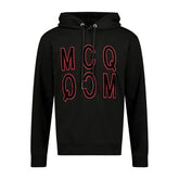 ALEXANDER MCQUEEN VELVET BLACK HOODIE