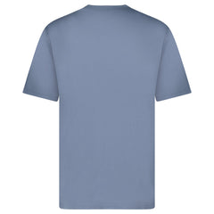 BURBERRY 'ELLISON' STRIPE EMBROIDERY T-SHIRT CARBON BLUE