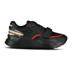 BURBERRY RAMSEY CHECK SNEAKERS BLACK