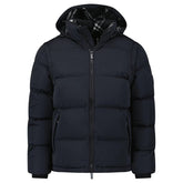 BURBERRY TECHNICAL NYLON PUFFER COAT BLACK