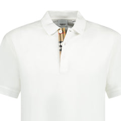 BURBERRY 'EDDIE' POLO-SHIRT WHITE