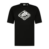 BURBERRY'Ellison' Short Sleeve T-Shirt Black