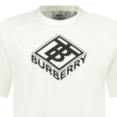 BURBERRY 'ELLISON' SHORT SLEEVE T-SHIRT WHITE