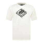 BURBERRY 'ELLISON' SHORT SLEEVE T-SHIRT WHITE