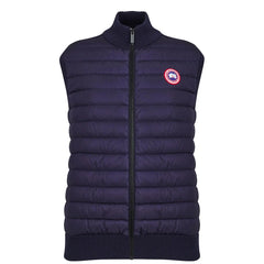 CANADA GOOSE HYBRID KNIT VEST GILET NAVY