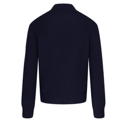 CANADA GOOSE 'HYBRIDGE' KNIT PADDED JACKET NAVY
