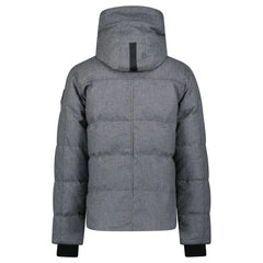 CANADA GOOSE MACMILLAN DOWN PARKA GREY WOOL