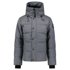CANADA GOOSE MACMILLAN DOWN PARKA GREY WOOL