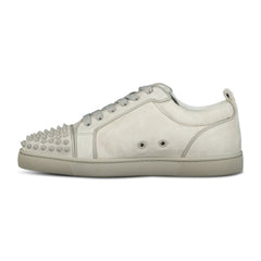 CHRISTIAN LOUBOUTIN 'JUNIOR SPIKES' ORLATO SNEAKERS LIGHT GREY / BEIGE