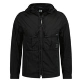 CP COMPANY Chrome Overshirt Jacket Black
