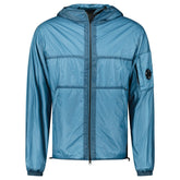 CP COMPANY NADA SHELL JACKET IN AEGEAN BLUE