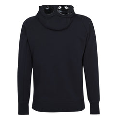 CP COMPANY Goggle Hoodie Sweatshirt Black