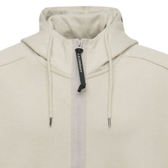 CP COMPANY Goggle Hoodie Sweatshirt Ivory