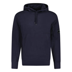 CP COMPANY LENS DIAGONAL RAISED HOODIE NAVY