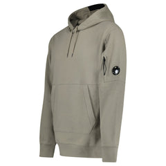 CP COMPANY MICRO LENS DIAGONAL RAISED HOODIE FALLEN ROCK