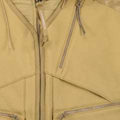 CP COMPANY Nylon Mix Padded Goggle Gilet Sand