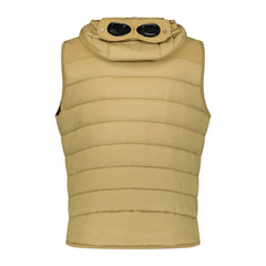 CP COMPANY Nylon Mix Padded Goggle Gilet Sand
