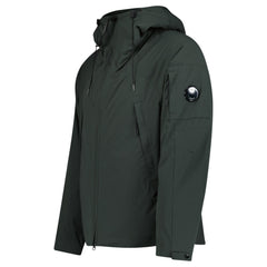 CP COMPANY PRO-TEK PADDED LENS JACKET IN DARK SHADOW