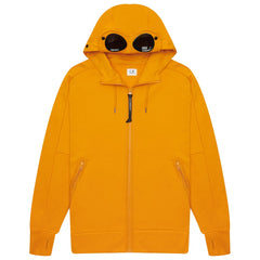 CP COMPANY Zip Up Goggle Hoodie Sweatshirt Desert Orange