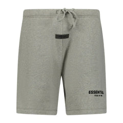 FEAR OF GOD ESSENTIALS COTTON SHORTS DARK OATMEAL