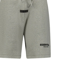 FEAR OF GOD ESSENTIALS COTTON SHORTS DARK OATMEAL