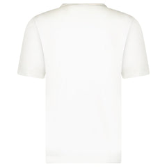 GRAN SASSO SILK CREWNECK T-SHIRT IN IVORY