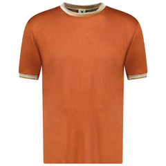 MISSONI Contrast Collar T-Shirt Desert Orange