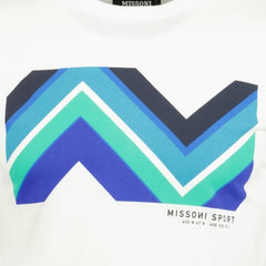 MISSONI Sport Zig-Zag T-Shirt White