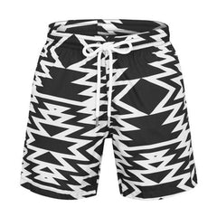 PUNK SWIM SHORTS BLACK / WHITE