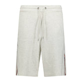 Bermuda Striped Logo Shorts Grey