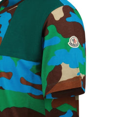 Raised Logo T-Shirt Camo Green
