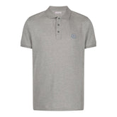 Rubber Logo Polo T-Shirt Grey