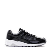 NEW BALANCE REVLITE WOMEN PATENT LEATHER BLACK SILVER WRT580MT