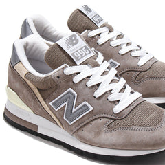 New Balance Unisex 996 Grey Made In USA U996GR
