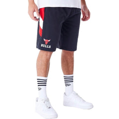 New Era NBA Panel Oversized Short Chicago Bulls - Black / Red