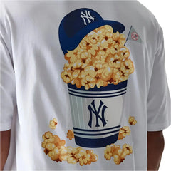 New Era New York Yankees MLB Food Graphic Tee - White